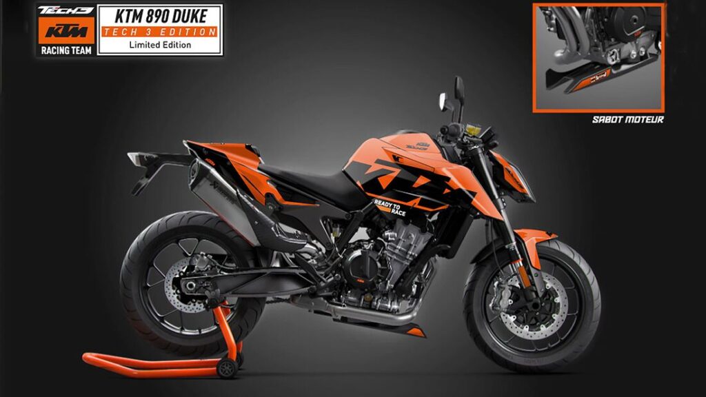 Limited Edition KTM 890 Duke Tech 3 MotoGP replica launched...