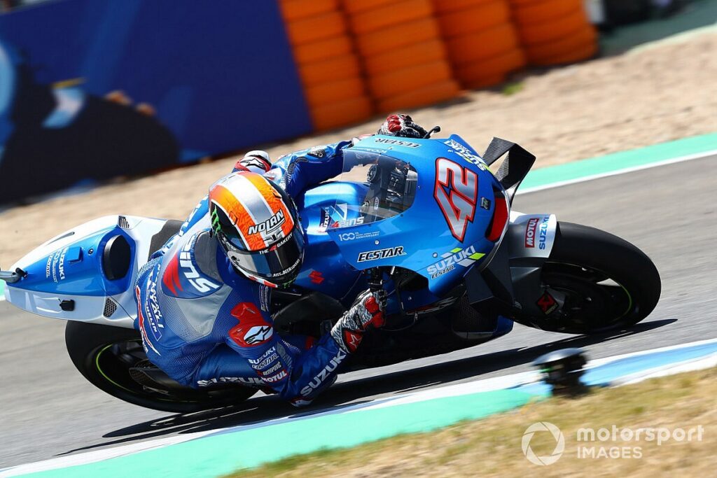 Alex Rins "super proud" to finish Andalusian GP