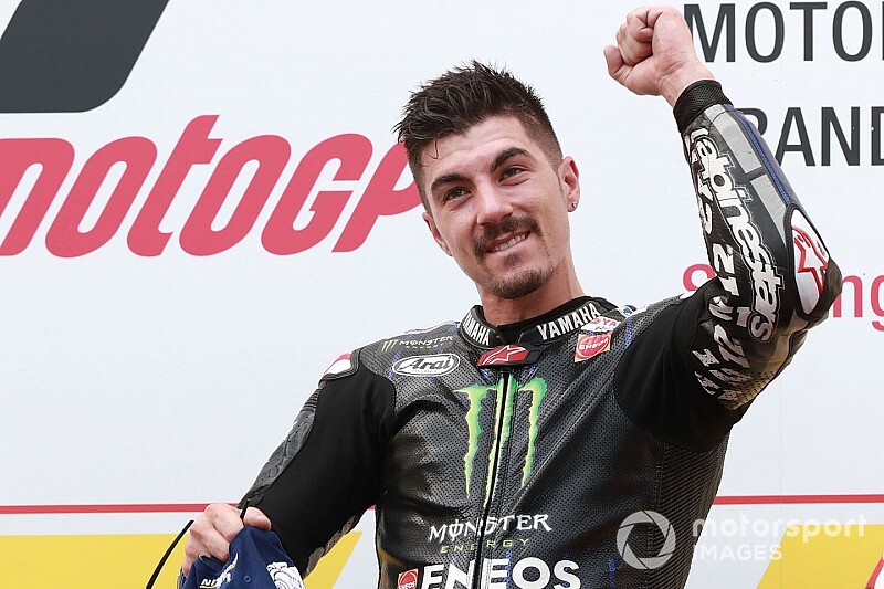 Vinales takes crushing win from Marquez