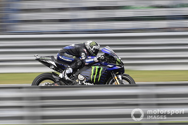 Vinales tops FP1, hard crash for Marquez