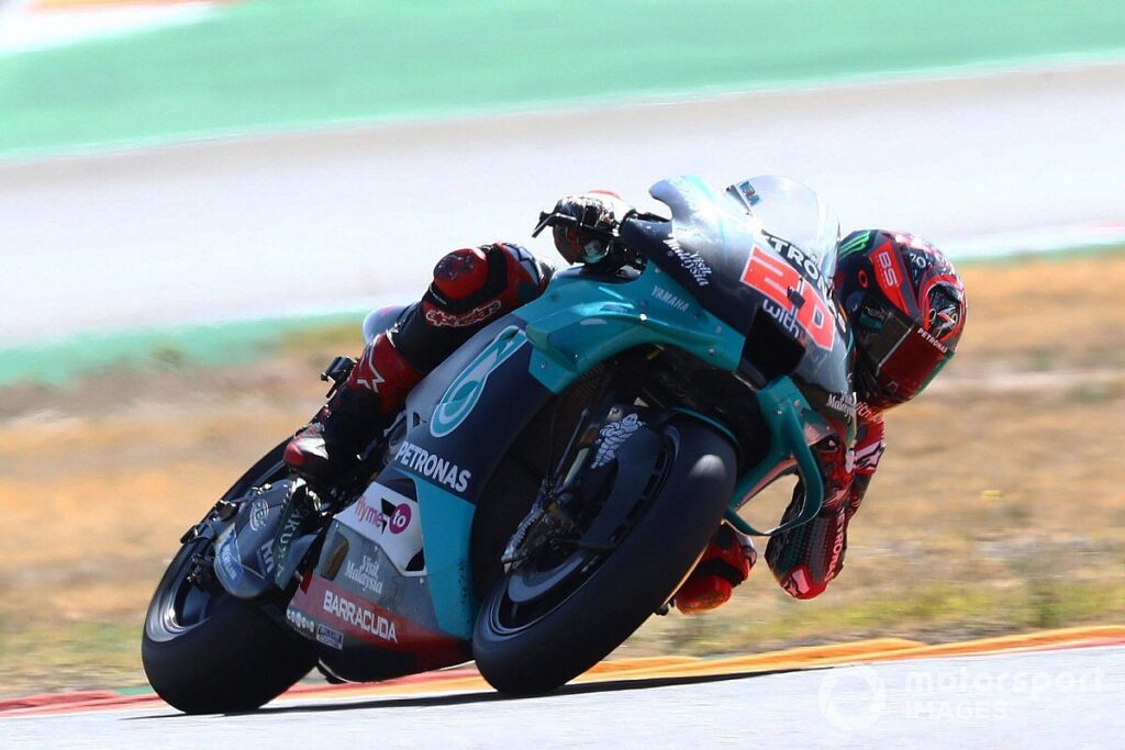 Quartararo takes pole despite hip injury
