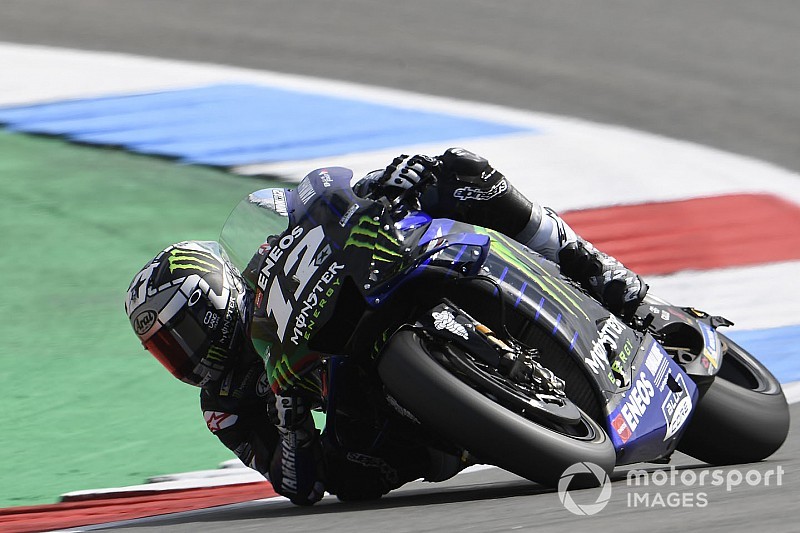 Vinales leads Dovizioso in warm-up