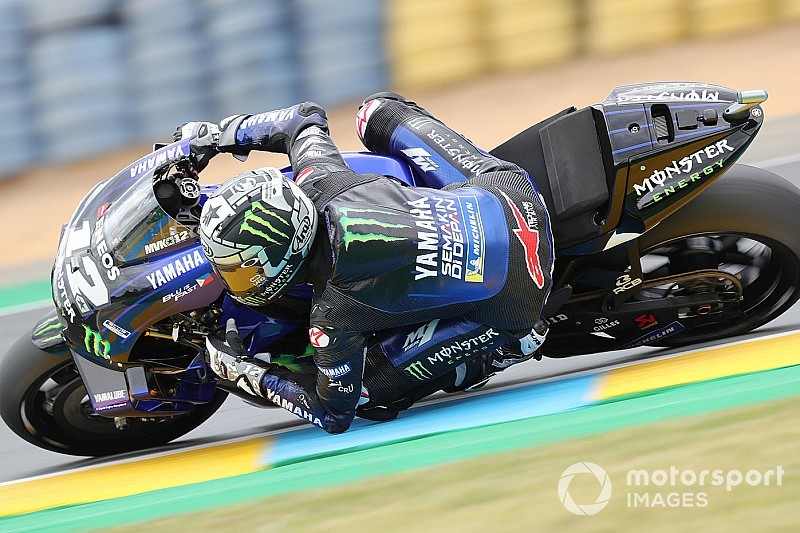 Vinales tops wet FP3, Rossi and Rins to Q1
