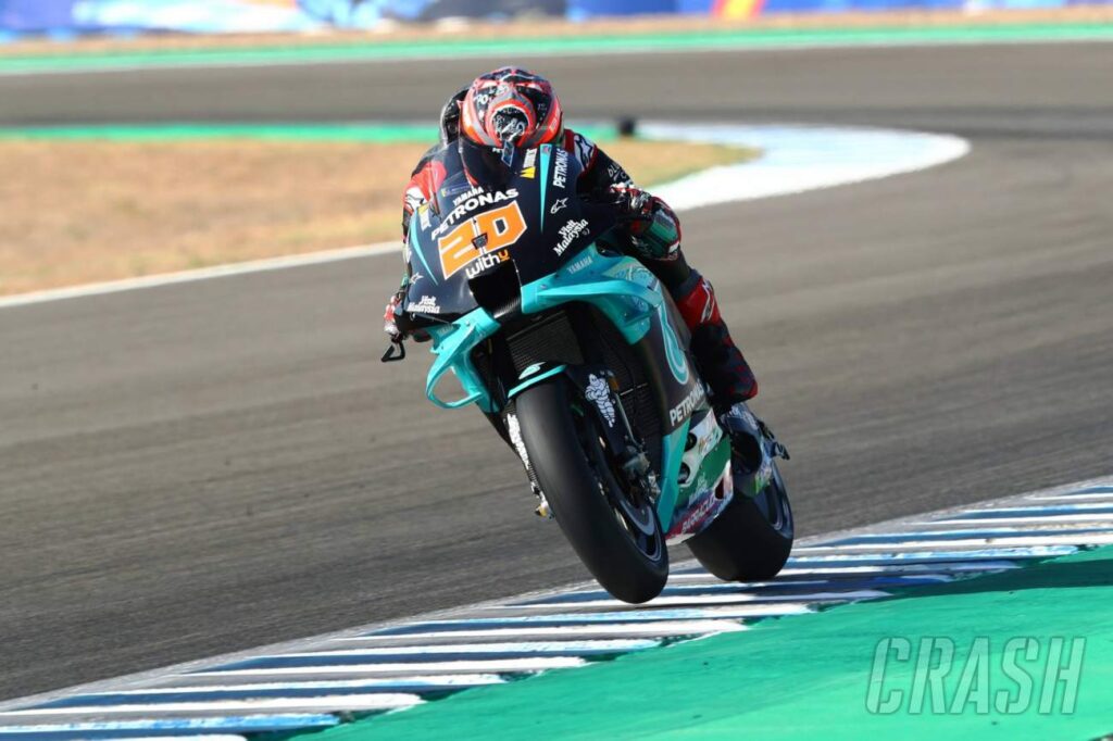 Andalucia MotoGP: Quartararo secures back-to-back wins in Yamaha 1-2-3 |  MotoGP