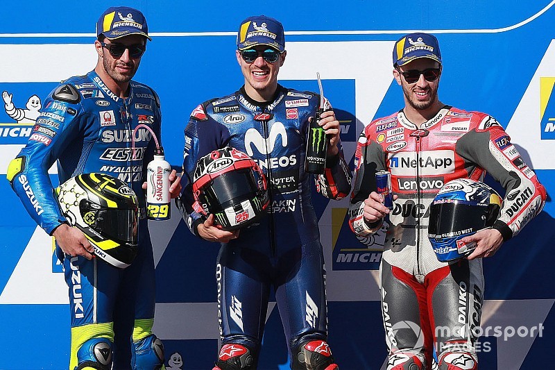 Vinales breaks Yamaha's winless streak