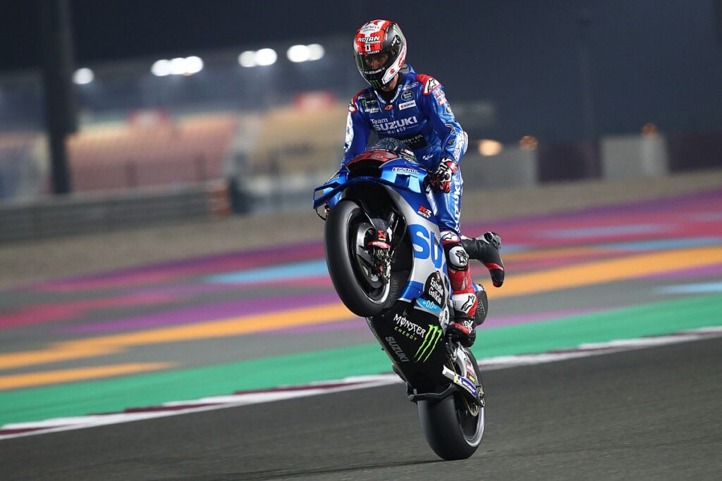 Rins leads Marc Marquez to top FP2