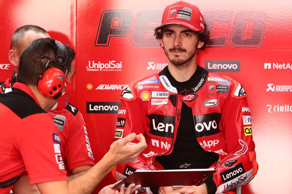 Playing Ducati MotoGP team role has left Bagnaia on back foot