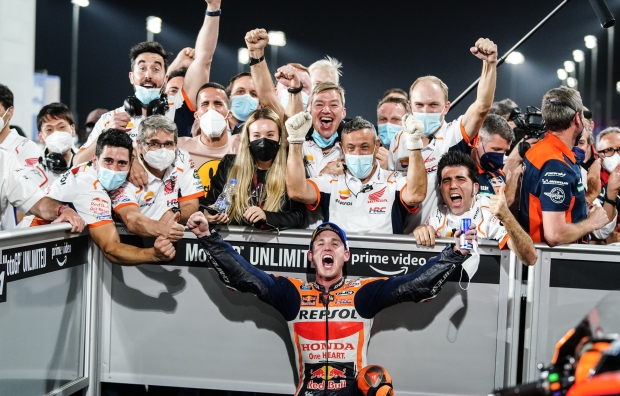 Espargaro and new Honda RC213V power to podium in Qatar