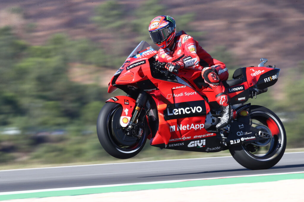 Algarve... |  Bagnaia romps to victory in red flagged race