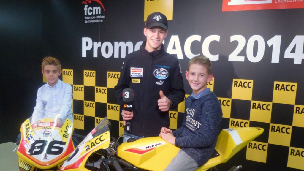 Quartararo meets young Promo RACC riders