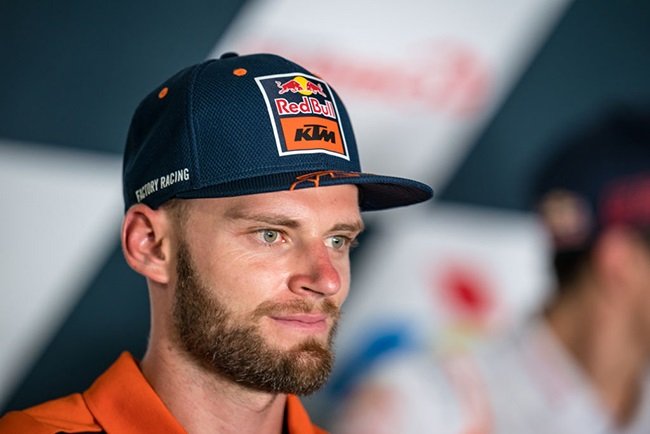 Brad Binder of South Africa and Red Bull KTM Factory Racing during the press conference ahead of the MotoGP Grand Prix of Indonesia at Mandalika International Street Circuit on March 17, 2022 in Lombok, Indonesia.