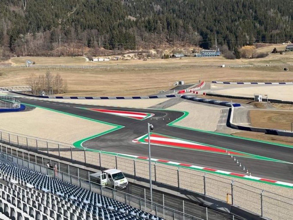 New images emerge from the Red Bull Ring MotoGP chicane