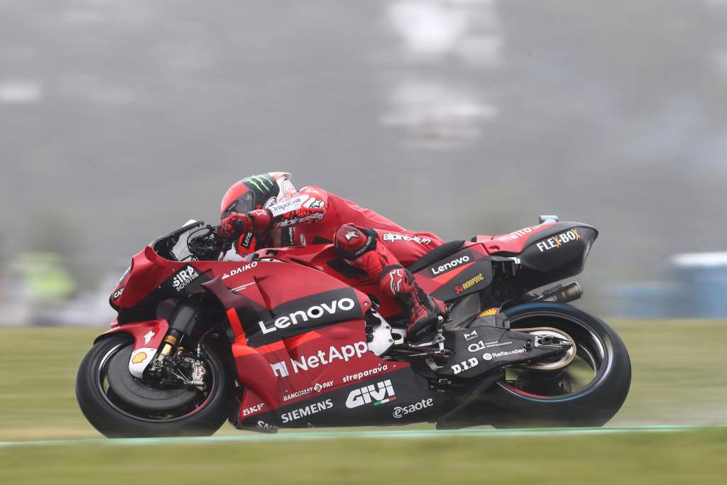'Bruises and pain' but Bagnaia will try to race in Portuguese GP