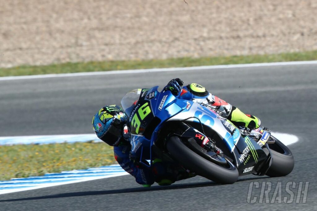 MotoGP Jerez: Joan Mir tops FP1 as Fabio Quartararo suffers a nasty crash |  MotoGP