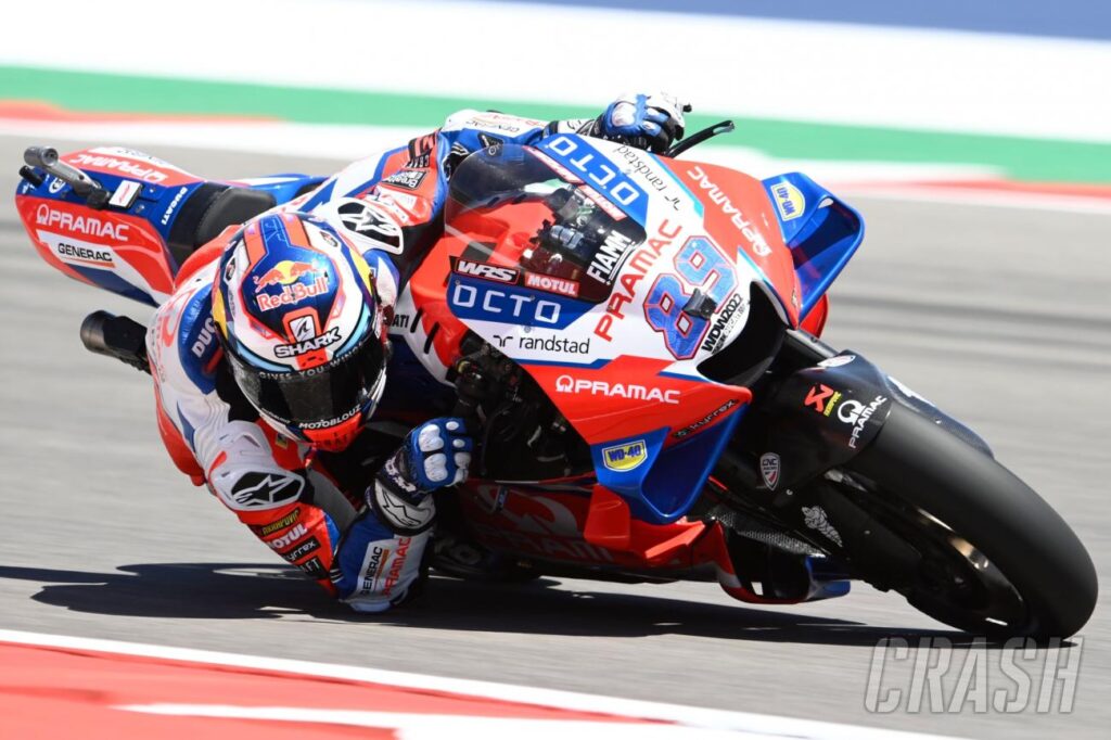 MotoGP Austin: Jorge Martin leads Ducati quintet as Fabio Quartararo crashes |  MotoGP