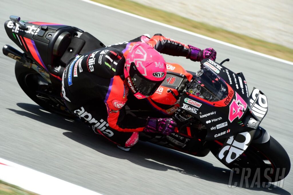MotoGP Catalunya: Aleix Espargaro claims pole after setting another lap record |  MotoGP