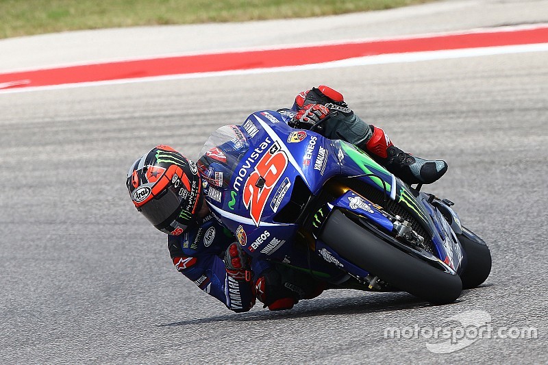Vinales tops chaotic FP3 as Marquez crashes twice