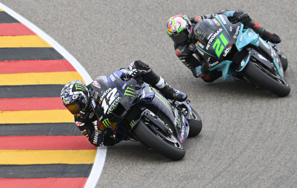 Who are the candidates for Maverick Vinales' vacant Yam...