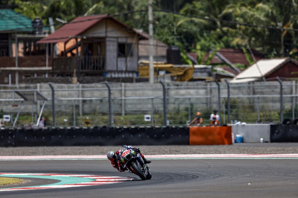 Quartararo heads Yamaha 1-2 in second Indonesian MotoGP practice