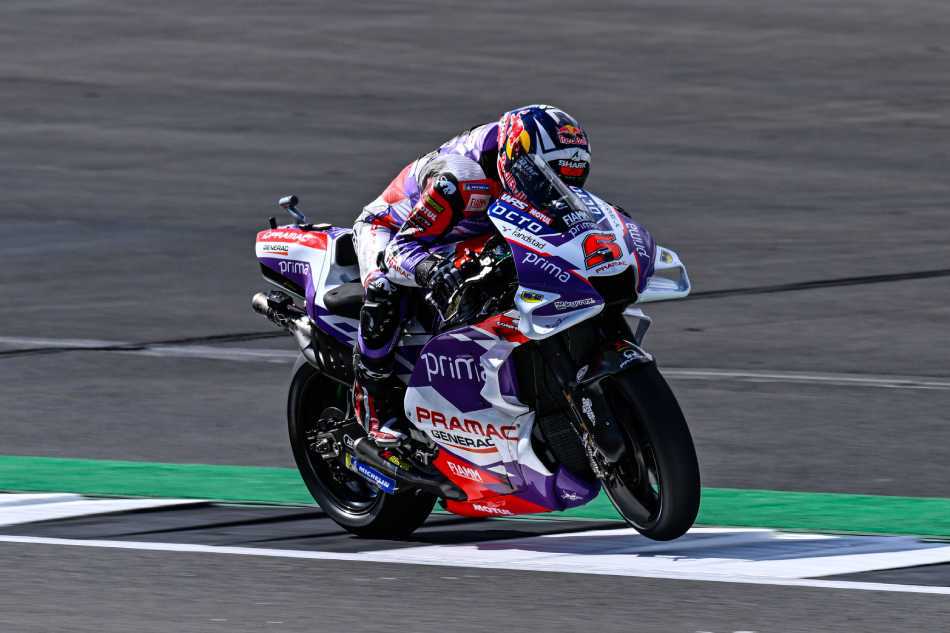 British MotoGP: Johann Zarco grabs pole position with a new lap record at Silverstone