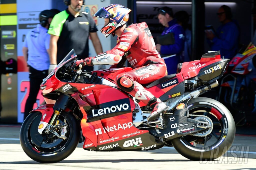 MotoGP Silverstone: Jack Miller 'can't feel anything' with new aero, grateful not to be 'locked out'... |  MotoGP