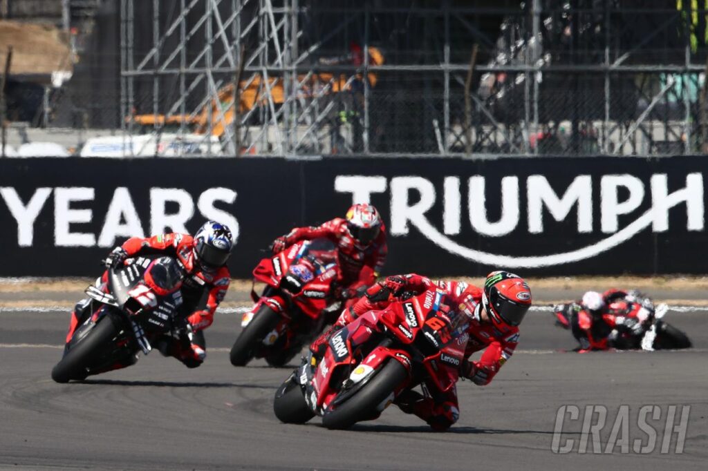 Francesco Bagnaia beats Maverick Vinales to stunning British MotoGP victory |  MotoGP