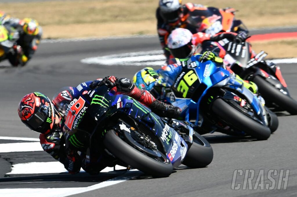 Silverstone MotoGP: Quartararo: Long lap 'not so bad', 'nightmare' to overtake, Pecco closing |  MotoGP