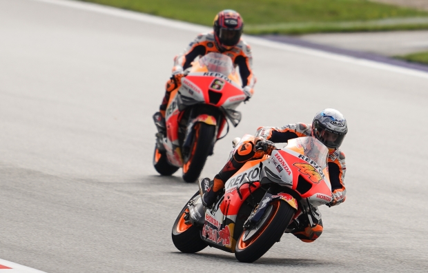 Narrow margins the difference in Austria for the Repsol Honda Team