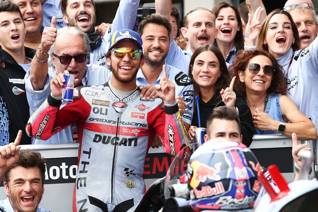 Bastianini leads Ducati 1-2-3-4 in qualifying