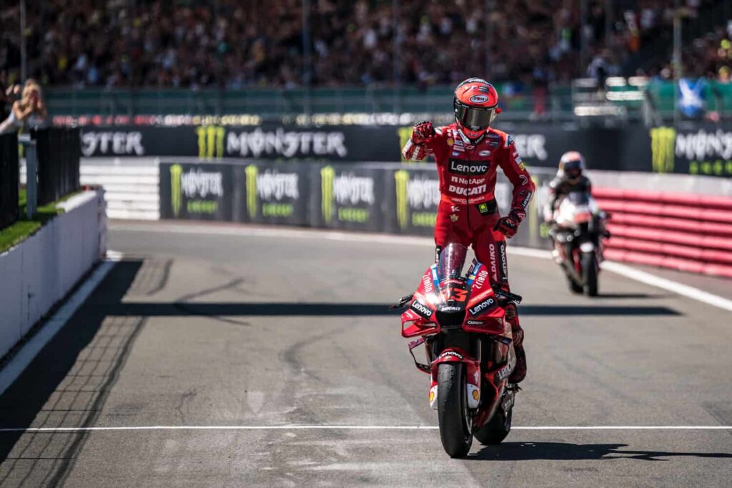 Bagnaia wins British MotoGP, Brad Binder 11th
