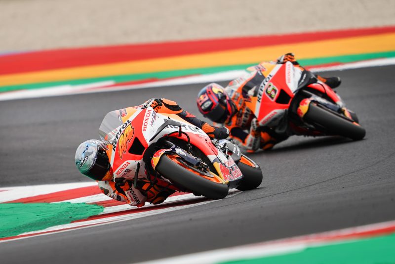 Rain dampens Repsol Honda Team’s qualifying hopes
