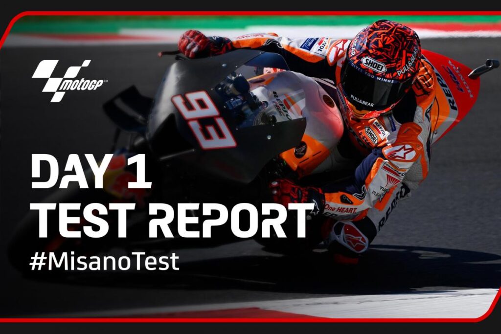 Bagnaia top, "positive steps" for Yamaha, Marquez returns