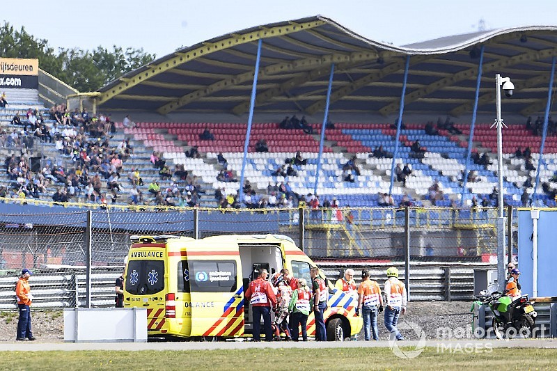 Lorenzo ruled out of Assen race after practice crash