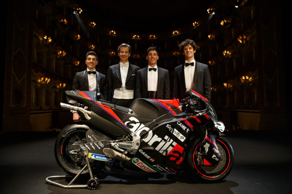 MotoGP: Aprilia Racing Reveals Their Season Colors and Goals for 2022