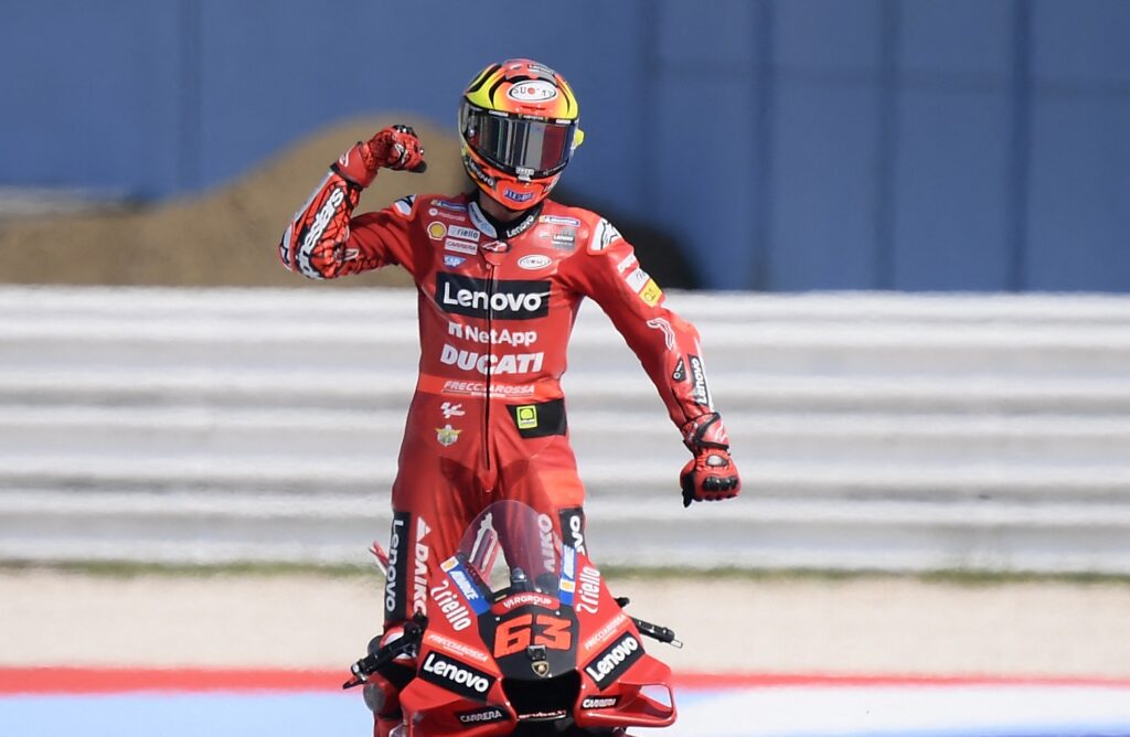 Bagnaia storms to fourth straight MotoGP win, Binder eighth