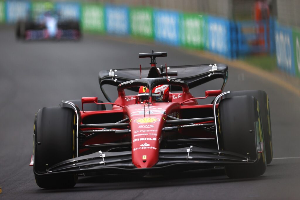 On board Charles Leclerc's Ferrari around Miami F1 street circuit