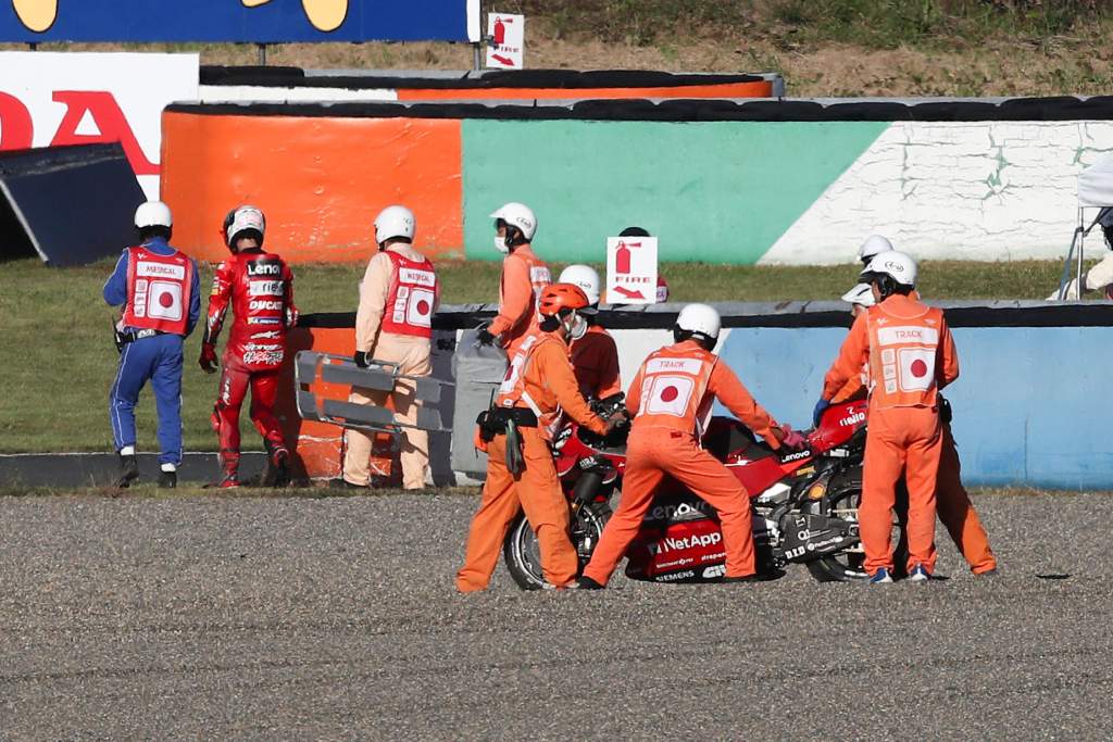 Bagnaia apologises to Ducati for 'idiotic' Motegi crash