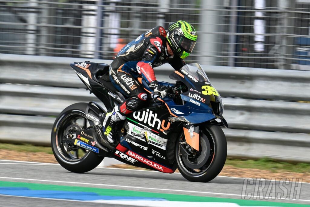 Thai MotoGP: Cal Crutchlow: 'There's no excuse about it, I was pushing', is in 'severe pain' after highside |  MotoGP