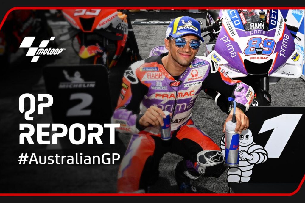Martin seizes the Australian GP pole with a new lap record