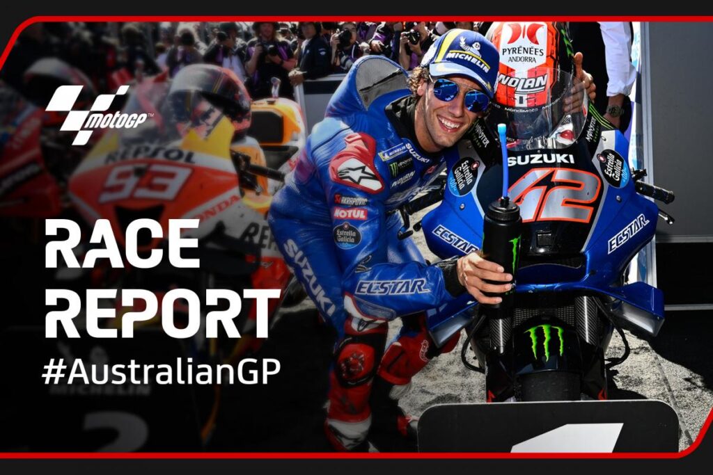 Rins wins a Phillip Island epic as Quartararo crashes out