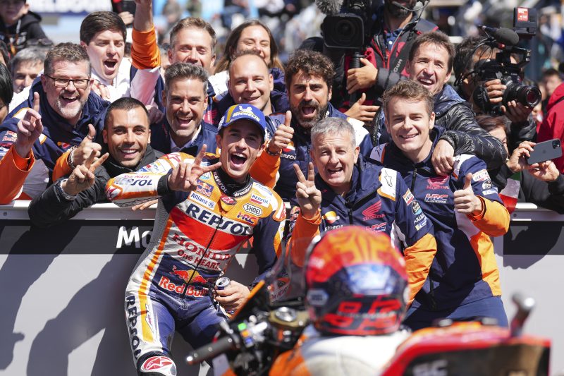 Marquez makes it 100 with podium return