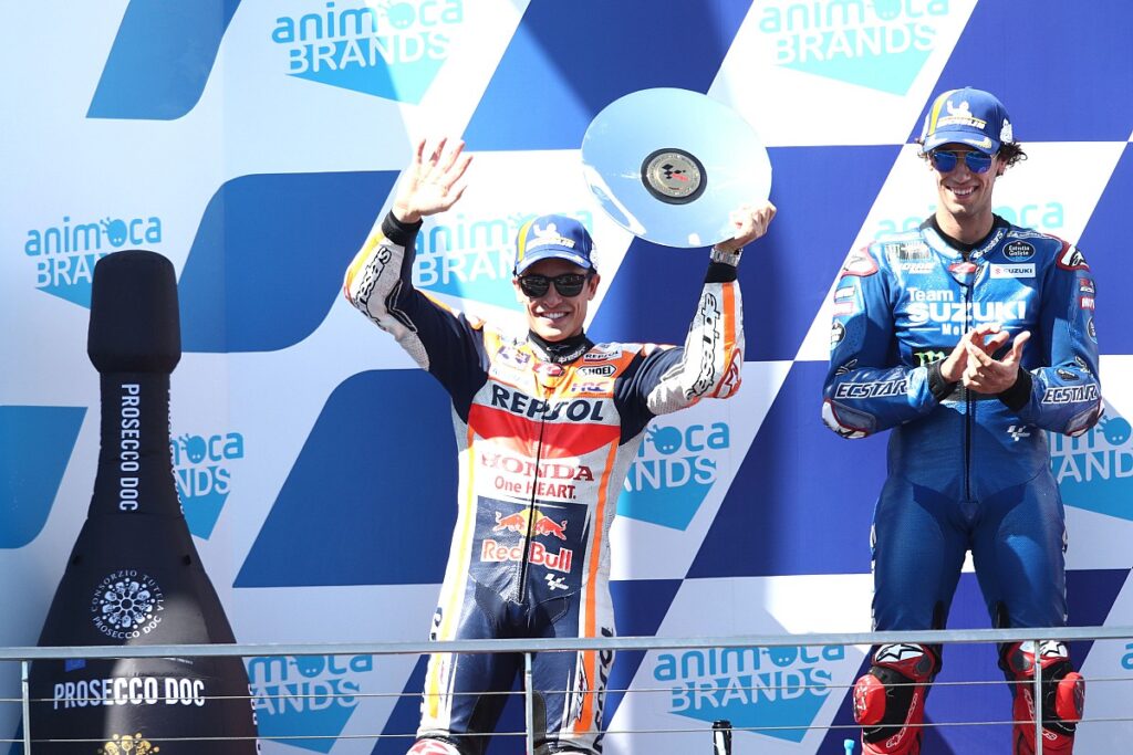 Marquez “can't forget where I came from” to get milestone MotoGP podium