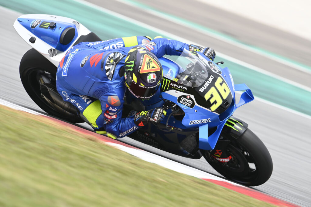 Joan Mir hails 'clearly improved' top speed as Suzu...