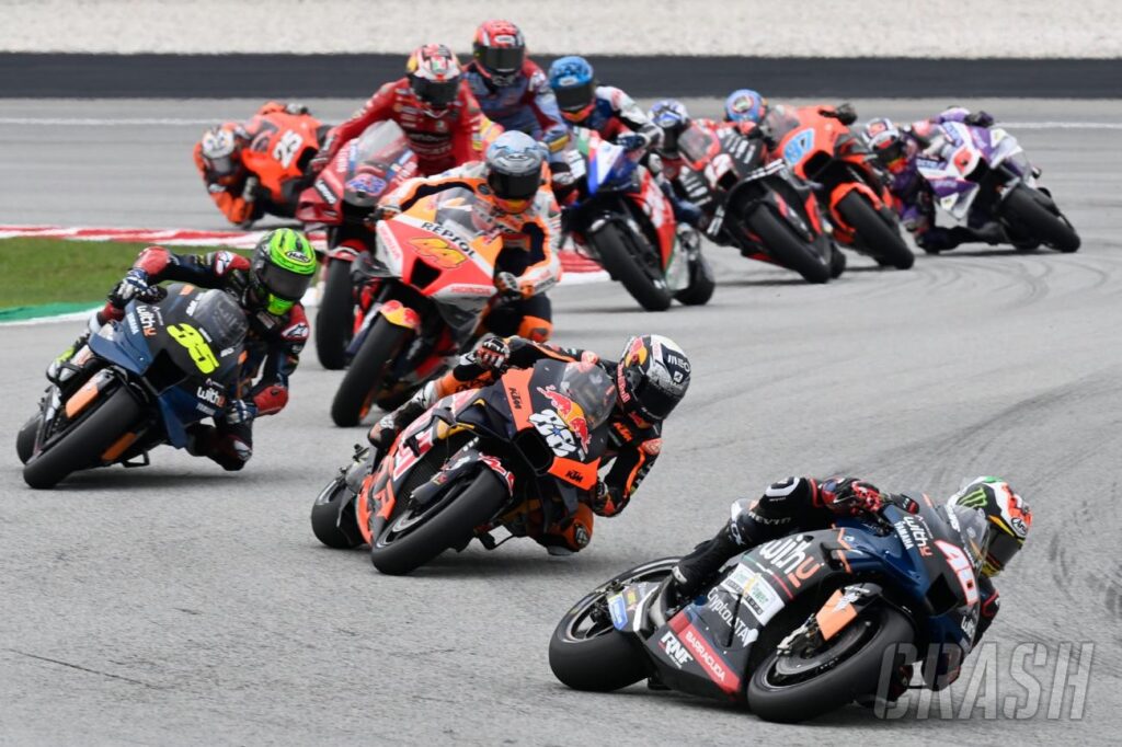 Malaysian MotoGP: Cal Crutchlow: Cameras should have been on us, 10 riders going completely mad!  |  MotoGP