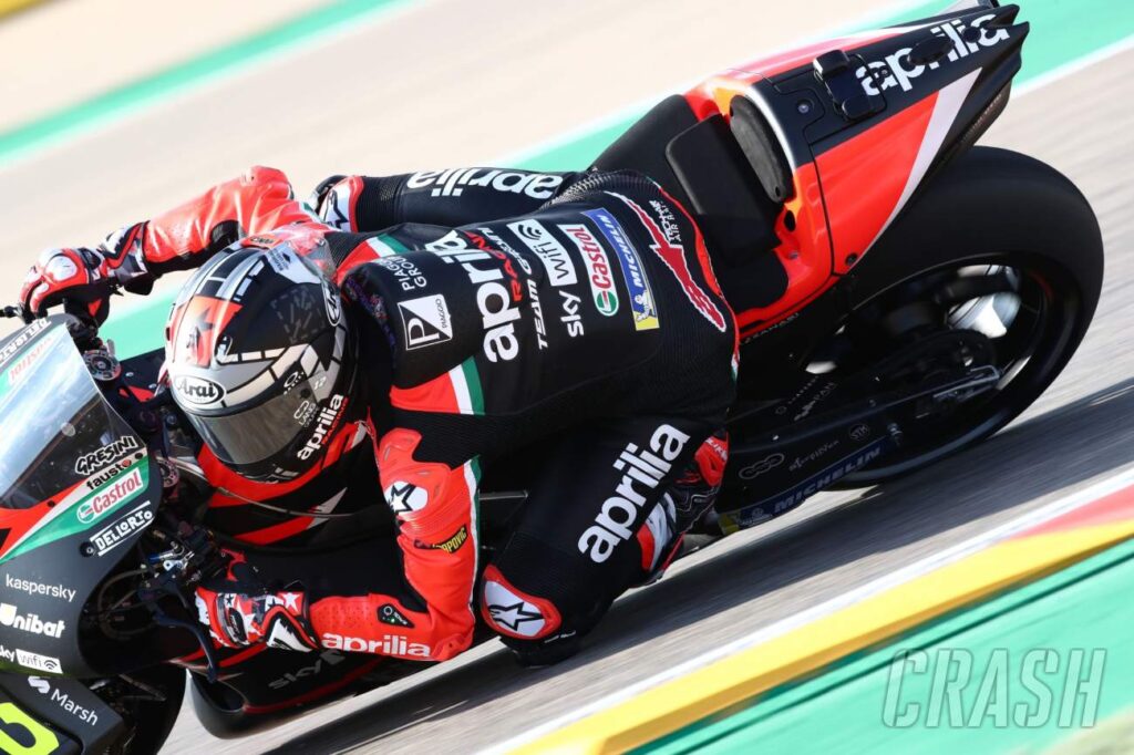 Misano MotoGP: Vinales 'not setting goals' for second Aprilia race |  MotoGP