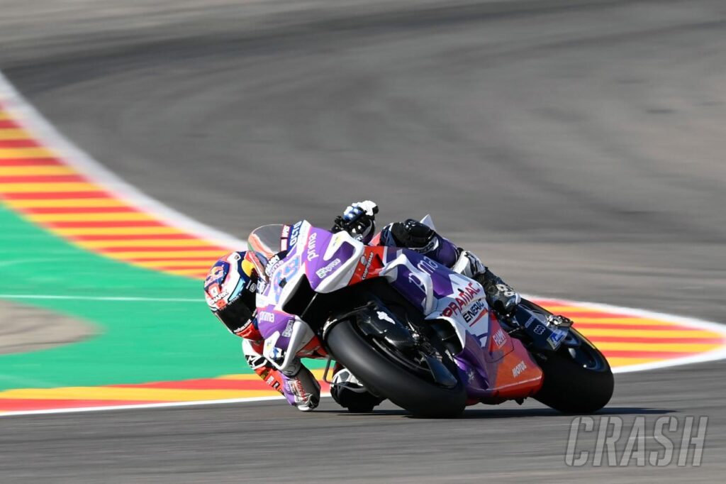 Aragon MotoGP: Jorge Martin fastest in FP2 as Aleix Espargaro misses out on top ten after second crash |  MotoGP