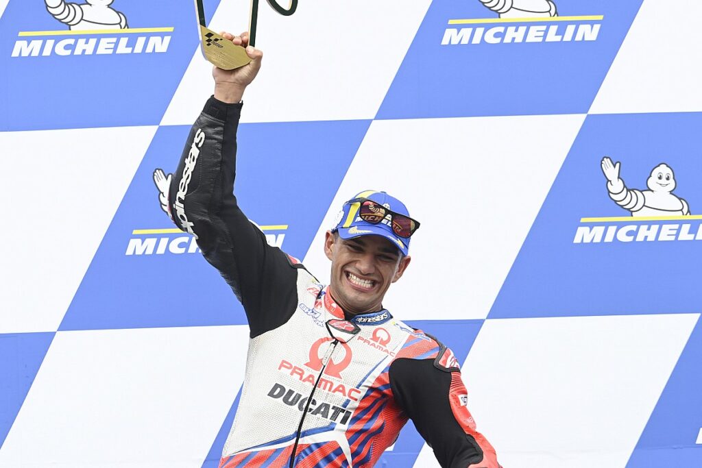 Jorge Martin scores maiden win after red flag