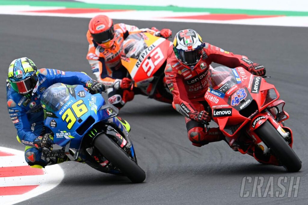 Misano MotoGP: Joan Mir 'a bit angry' as title defense slips away |  MotoGP