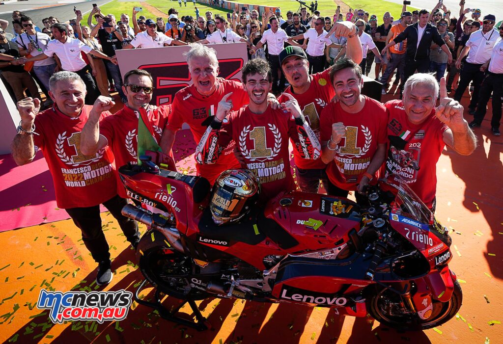 Ducati took 16 pole positions in 2022 with 7 different riders...