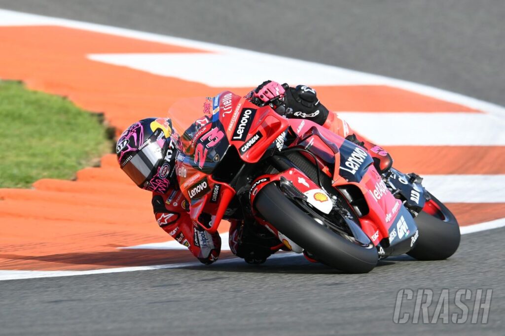 Valencia MotoGP test: Enea Bastianini: Factory Ducati 'amazing, more stable on the rear' |  MotoGP